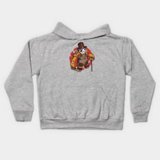 Awesome Steampunk Panda Illustration Kids Hoodie